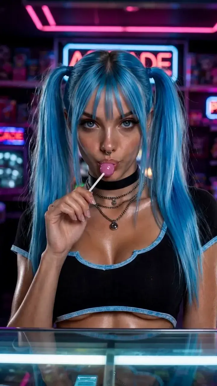 Horny at the Arcade episode 1 still